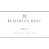 Elizabeth Rose Merlot 2012 Front Label