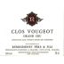 Remoissenet Clos Vougeot Grand Cru 2013 Front Label