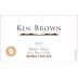 Ken Brown Radian Vineyard Pinot Noir 2012 Front Label