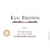 Ken Brown La Rinconada Vineyard Chardonnay 2013 Front Label