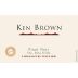 Ken Brown Cargasacchi Vineyard Pinot Noir 2012 Front Label