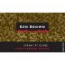 Ken Brown A Cuvee Syrah 2008 Front Label