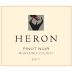 Heron Monterey Pinot Noir 2011 Front Label