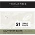Yealands Estate Single Block S1 Sauvignon Blanc 2013 Front Label