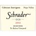 Schrader CCS Beckstoffer To Kalon Cabernet Sauvignon 2012 Front Label