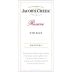 Jacob's Creek Reserve Shiraz 2012 Front Label