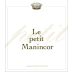 Manincor Trentino-Alto Adige Le Petit Manincor 2014 Front Label