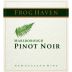 Frog Haven Pinot Noir 2011 Front Label