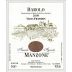 Manzone Vigna Fraschin Barolo 2009 Front Label