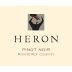 Heron Monterey Pinot Noir 2013 Front Label