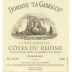 Domaine La Garrigue Cotes du Rhone Cuvee Romaine 2013 Front Label