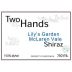 Two Hands Lily's Garden Shiraz 2012 Front Label