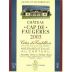Chateau Cap de Faugeres 2003 Front Label