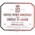 Chateau Pichon Longueville Comtesse de Lalande (3 Liter Bottle) 2000 Front Label