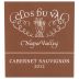 Clos du Val Napa Valley Cabernet Sauvignon 2012 Front Label