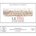 Los Vascos Le Dix 2012 Front Label
