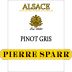Pierre Sparr Pinot Gris 2013 Front Label