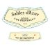Sables d'Azur Rose 2013 Front Label