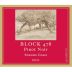 Block 478 Sonoma County Pinot Noir 2011 Front Label