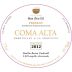 Mas d'en Gil Coma Alta 2012 Front Label