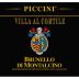 Piccini Brunello di Montalcino 2008 Front Label