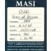Masi Osar Veronese 1999 Front Label