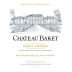 Chateau Baret Blanc 2010 Front Label