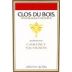 Clos du Bois Winemaker Reserve Cabernet Sauvignon 1996 Front Label