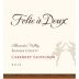 Folie a Deux Alexander Valley Cabernet Sauvignon 2012 Front Label