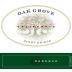 Oak Grove Family Reserve Pinot Grigio 2011 Front Label