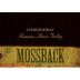Mossback Russian River Valley Chardonnay 2013 Front Label