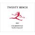 Twenty Bench Chardonnay 2013 Front Label
