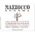 Mazzocco Dry Creek Cabernet Sauvignon 2012 Front Label