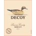 Decoy Merlot 2013 Front Label
