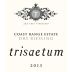 Trisaetum Coast Range Estate Dry Riesling 2013 Front Label