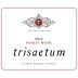 Trisaetum Coast Range Estate Pinot Noir 2012 Front Label