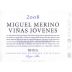 Miguel Merino Vinas Jovenes 2008 Front Label