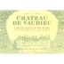 Chateau de Vaudieu Chateauneuf-du-Pape 2010 Front Label