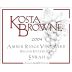 Kosta Browne Amber Ridge Vineyard Syrah 2004 Front Label