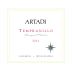 Artadi Tempranillo 2011 Front Label
