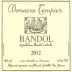 Domaine Tempier Bandol Rouge 2012 Front Label