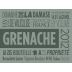 Domaine de la Damase Grenache 2012 Front Label