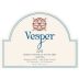 Vesper Highland Hills Vineyard Alcala White Blend 2012 Front Label