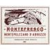 Montefresco Montepulciano d'Abruzzo 2012 Front Label