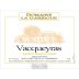 Domaine La Garrigue Vacqueyras 2012 Front Label