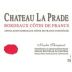 Chateau La Prade 2008 Front Label