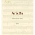 Arietta Variation One 2012 Front Label