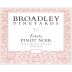 Broadley Estate Pinot Noir 2013 Front Label