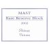 Mount Langi Ghiran Mast Rare Reserve Block Shiraz 2002 Front Label