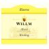 Willm Reserve Riesling 2013 Front Label